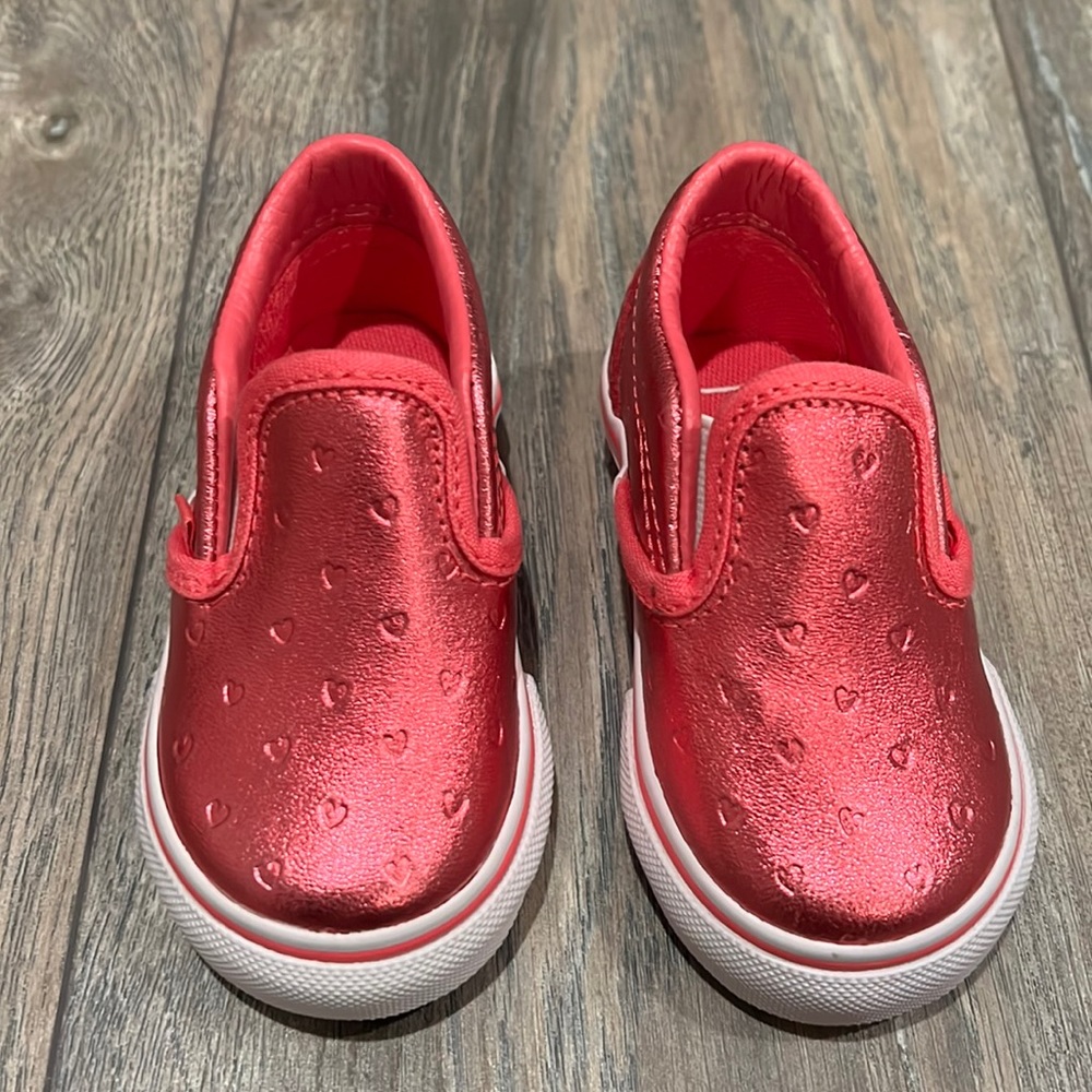Metallic Heart Vans